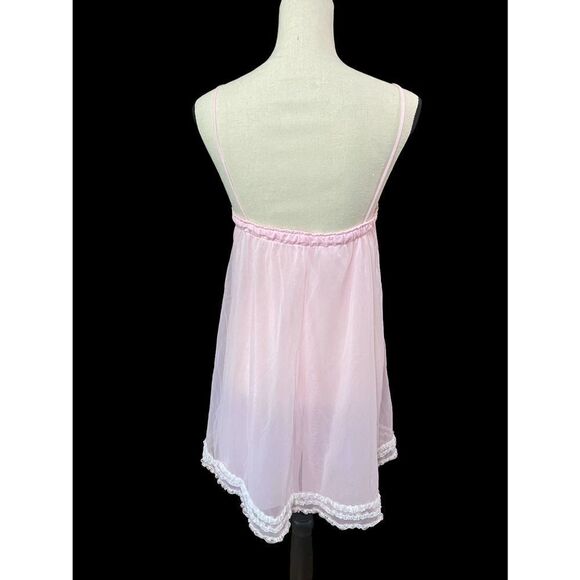 Vintage Gotham Jr. light pink babydoll nightie - Picture 7 of 10